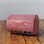 1990-aqua 5, cement, koper, 40x50cm