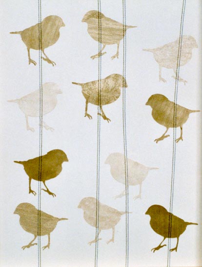 2003-Nabeeld-7- papier,draad, 41x31cm, 2003